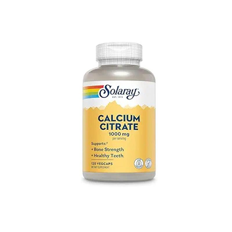 Calcium Citrate 1000 mg Solaray N120