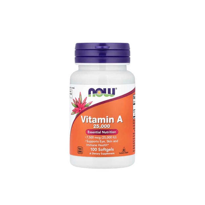 Vitamin A 25 000ui Now N100