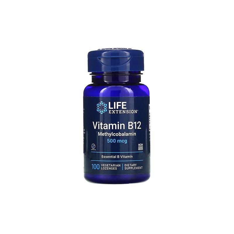 Vitamin B12 500 mcg Life Extension N100
