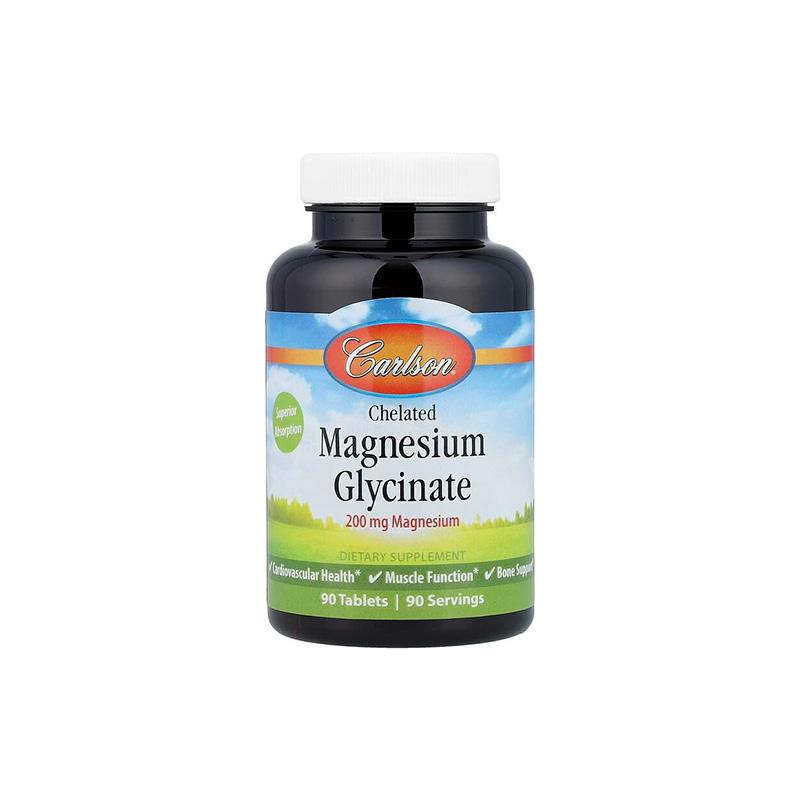 Magnesium Glycinate Carlson 200mg N90