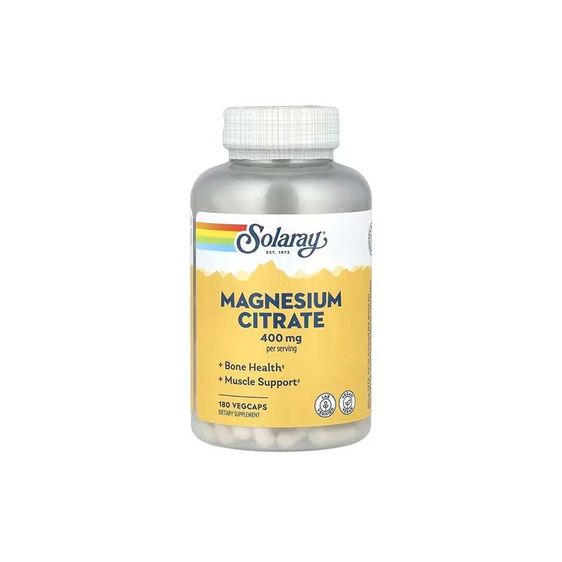 Magnesium Citrate Solaray 400mg N180