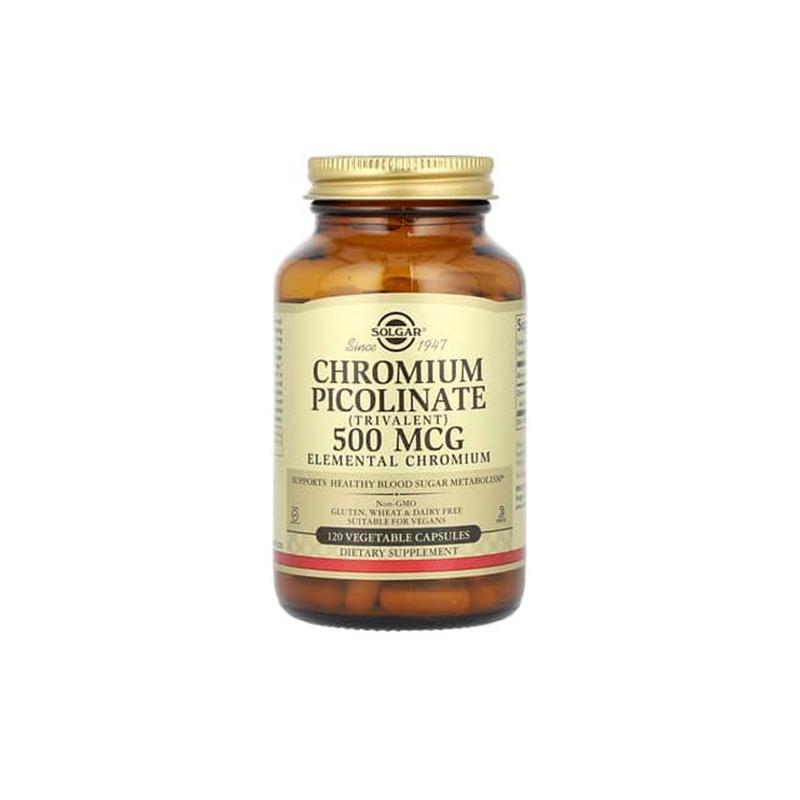 Chromium Picolinate Solgar 500mcg N120