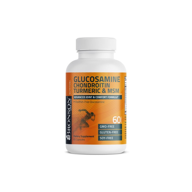 Glucosamine Chondroitin Curcuma MSM Bronson N60