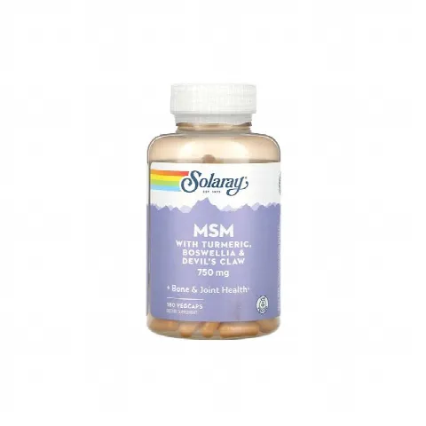 MSM with Turmeric Boswellia Devil's Claw Solaray N180