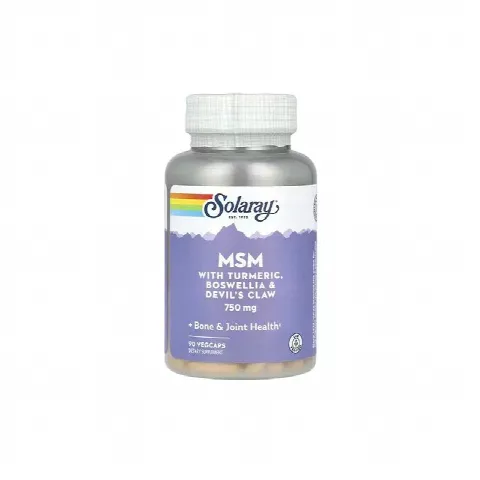MSM with Turmeric Boswellia Devil's Claw Solaray N90