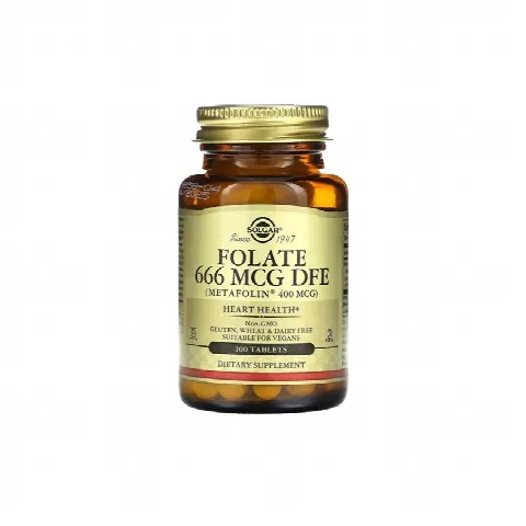 Folate 666mcg Dfe Solgar N100
