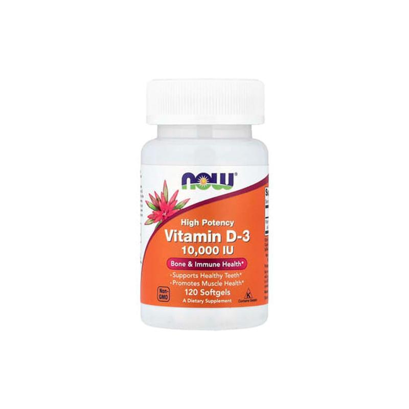 Vitamin D3 10000 Now N120