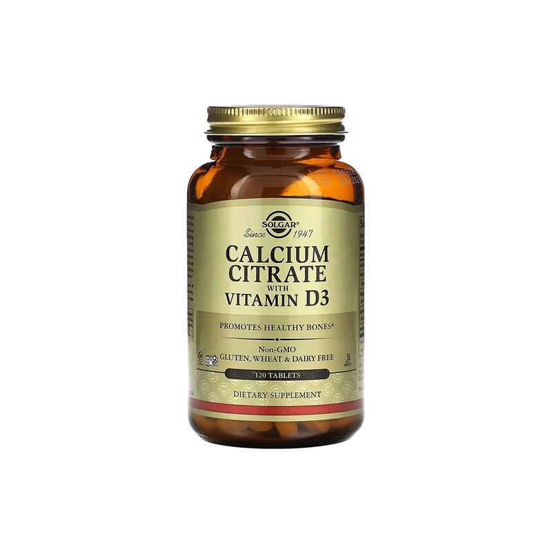 Calcium Citrat & D3 Solgar N120