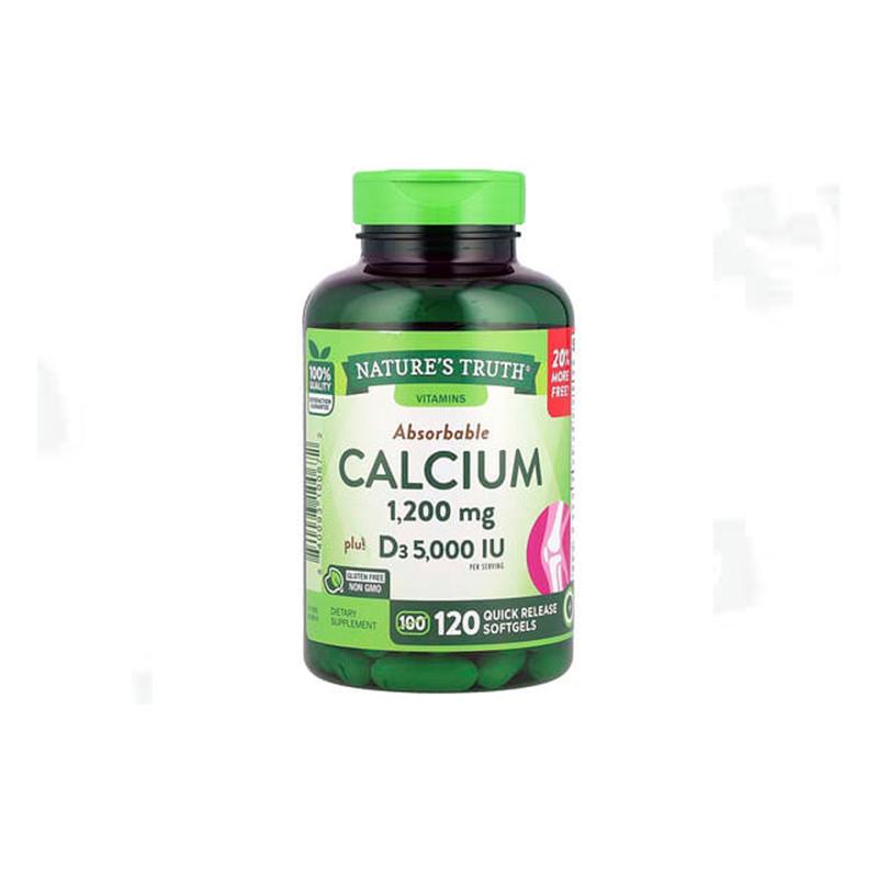 Calcium D3 1200/5000 Natures Truth N120