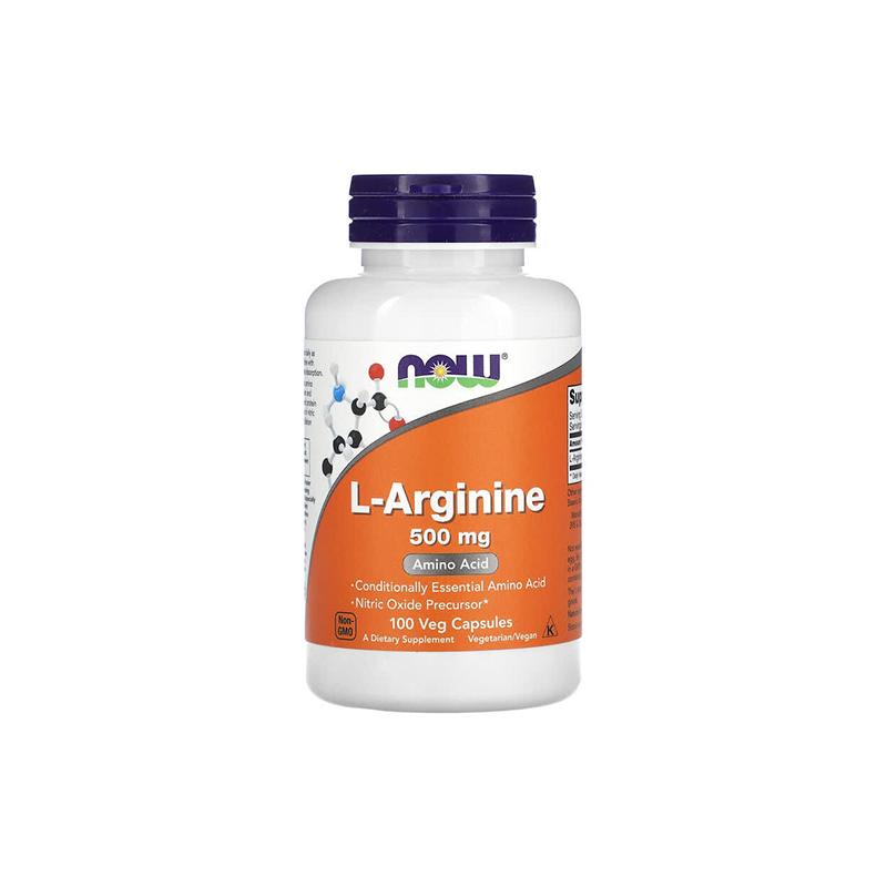 L-Arginine 500mg Now N100