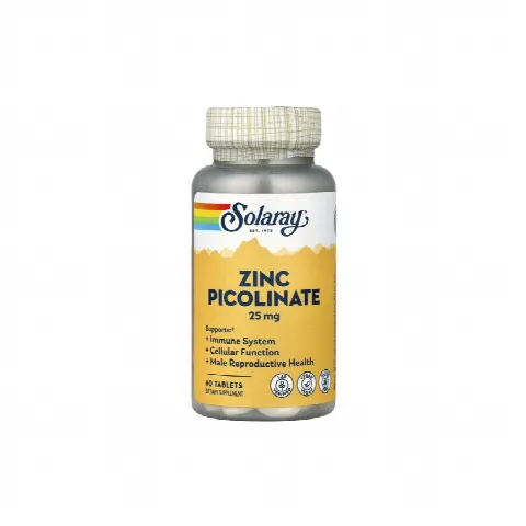Zinc Picolinate 25mg Solaray N60