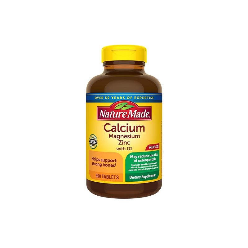 Calcium Magnesium Zinc D3 Natures Made N300
