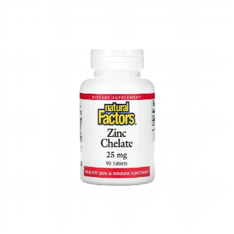 Zinc Chelate 25mg Natural Factors N90