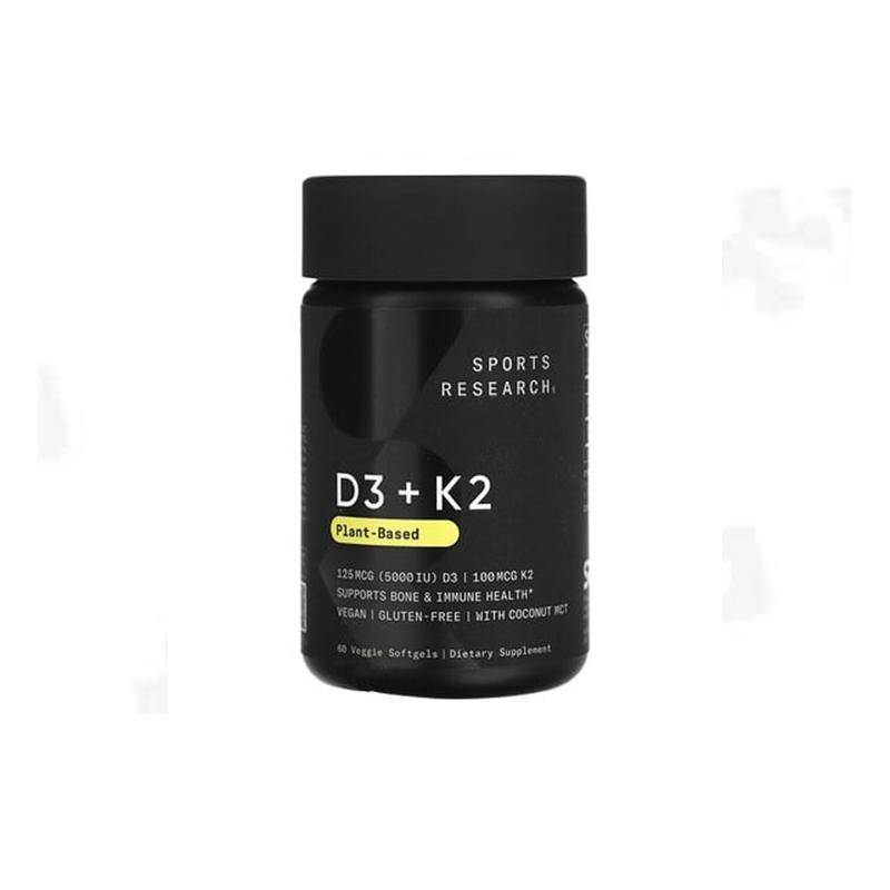 D3 + K2 Sports Research 125 mcg N 60