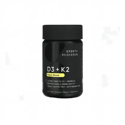 D3 + K2 Sports Research 125 mcg N 60