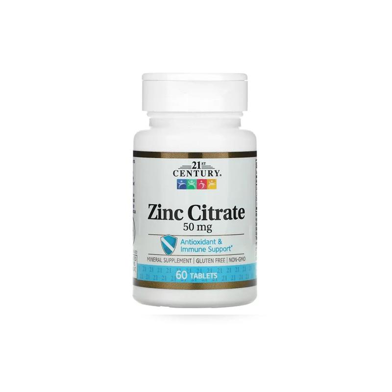 Zinc Citrate 21 Century 50 mg N60