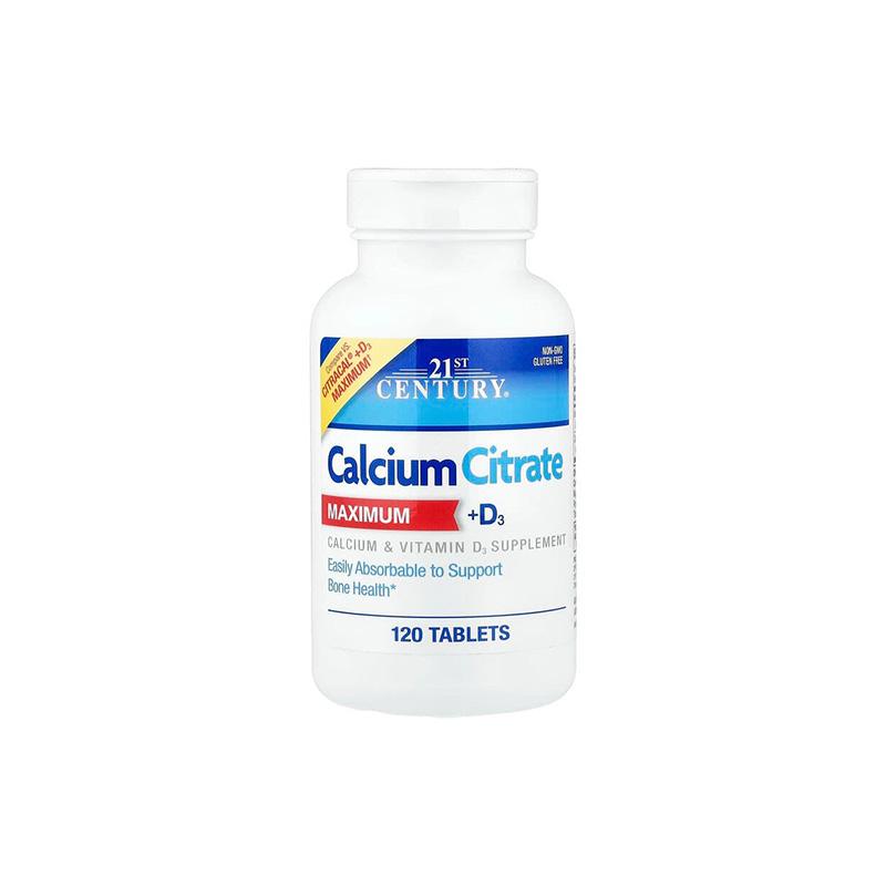 Calcium Citrate + D3 21 Century N120