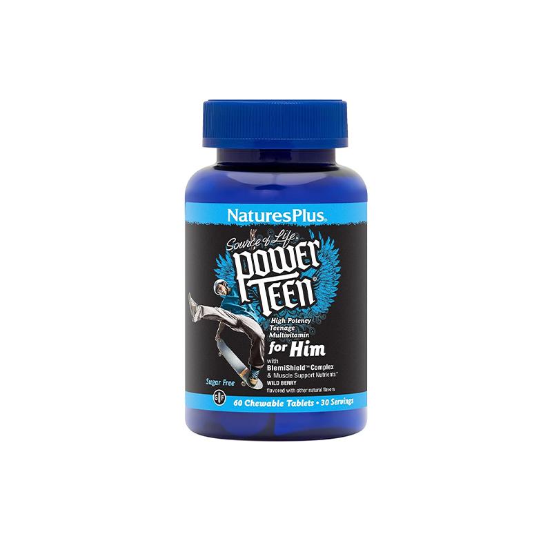 POWER TEEN (HIS) CHEWABLE  N60