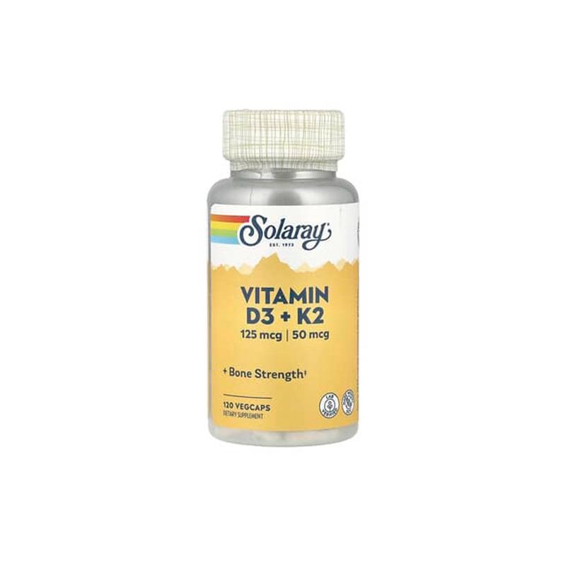 Vitamin D3+K2 5000 Solaray N120