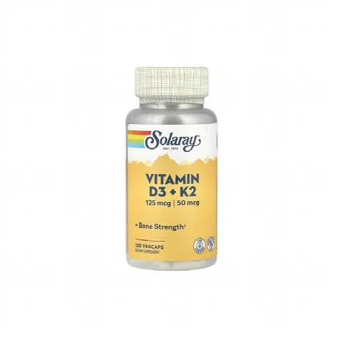 Vitamin D3+K2 5000 Solaray N120