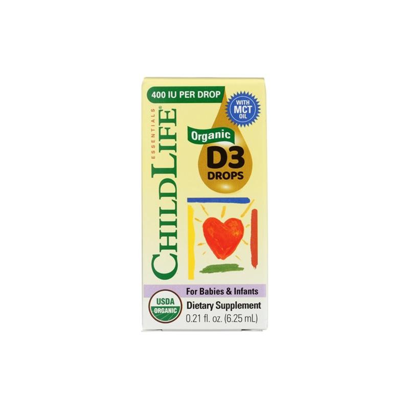 Organic Vitamin D3 Drops (Liquid) 6.25ml