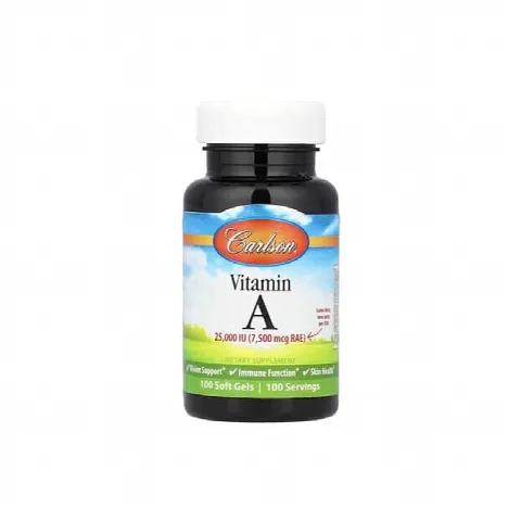 Vit A 25000IU Carlson N100