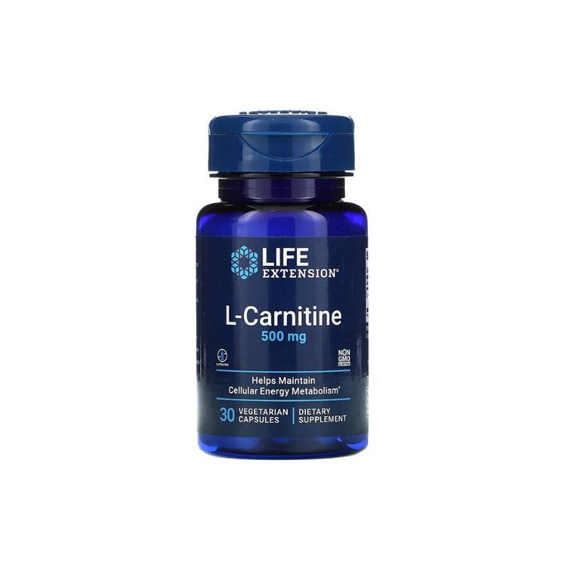 L-Carnitine Life Extension 500mg N30
