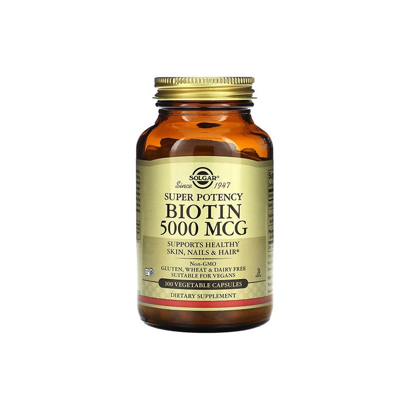 Biotin Solgar 5000 mcg N100