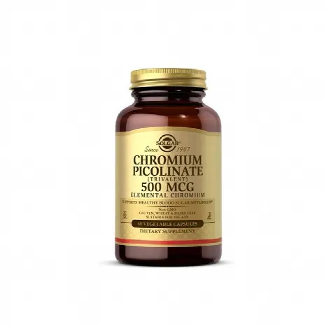 Chromium Picolinate Solgar 500mcg N60