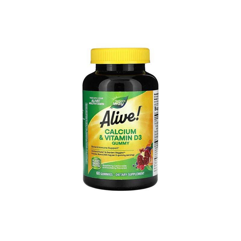 Calcium & D3 Alive 60 gummies