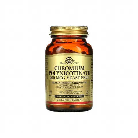 Chromium Polynicolinate Solgar 200mcg N100