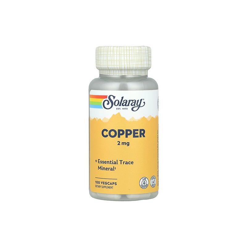 COPPER 2mg Solaray  N100