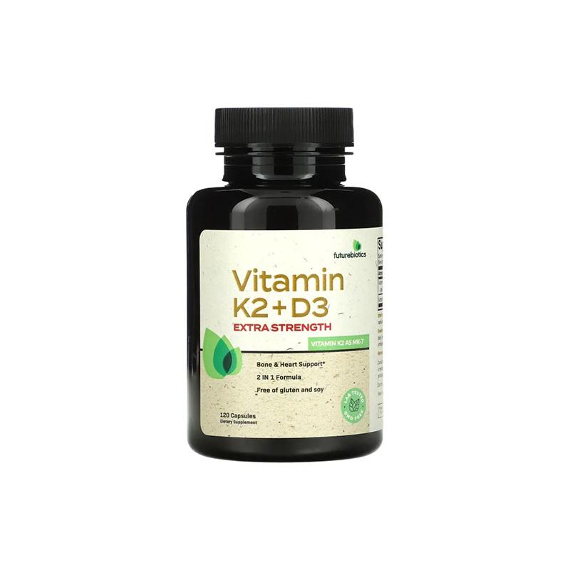 Vitamin D3+ K2 10 000 FutureBiotics N120