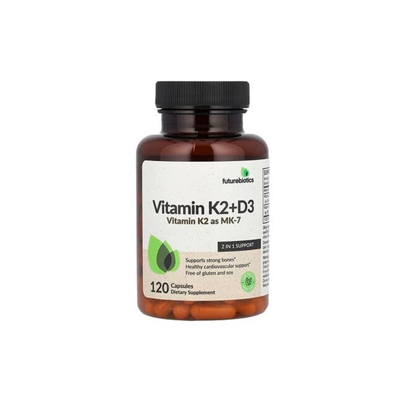 Vitamin D3+ K2 5 000 FutureBiotics N120