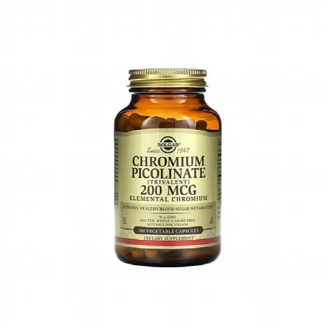 Chromium Picolinate Solgar 200mcg N180
