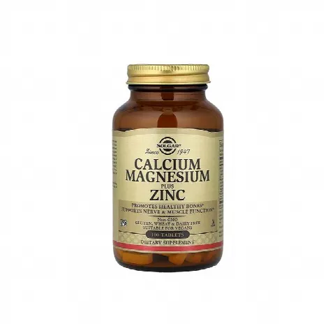 Calcium Magnesium Zinc Solgar N100