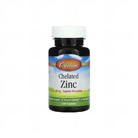 Chelated Zinc Carlson 30mg N100
