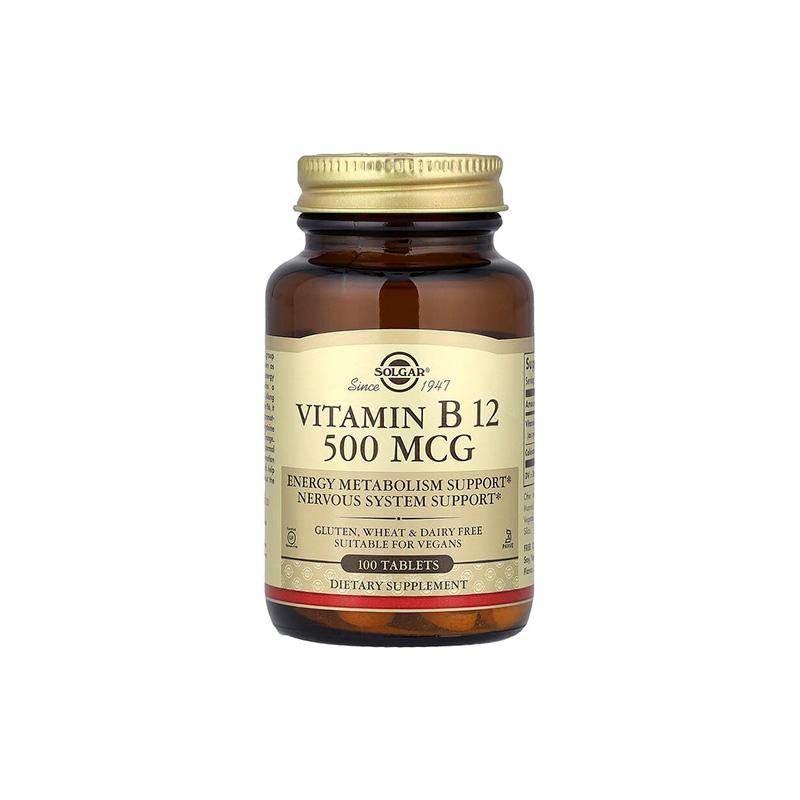 Vitamin B12 Solgar 500mcg N100