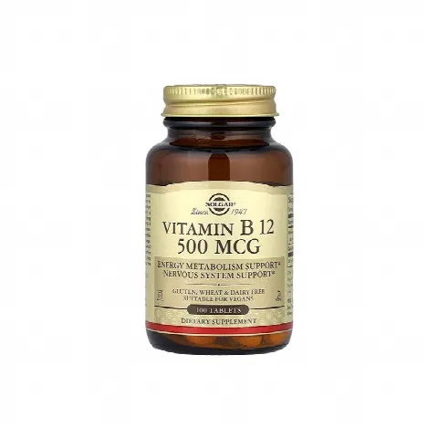 Vitamin B12 Solgar 500mcg N100