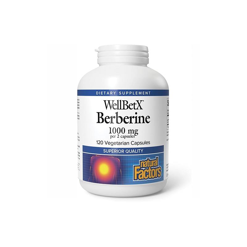 WellBetx Berberin 500mg N atural Fac N120