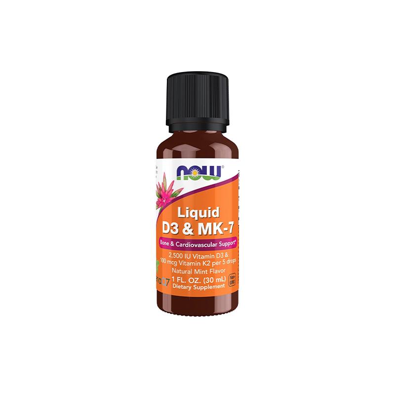 Liquid D3+MK-7 Now 30ml