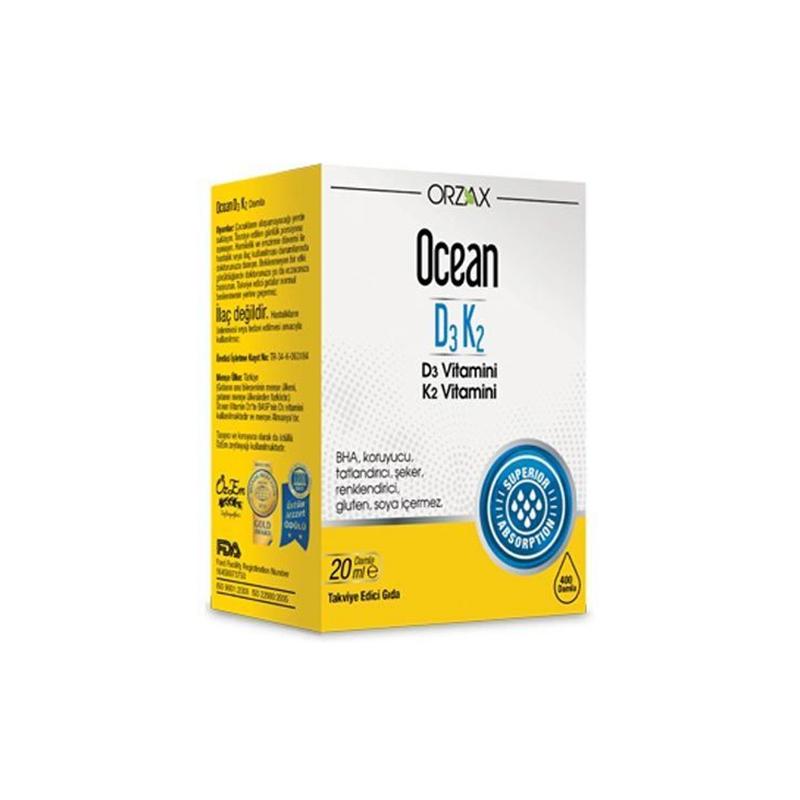 Vitamin D3+K2 Orzax 20ml