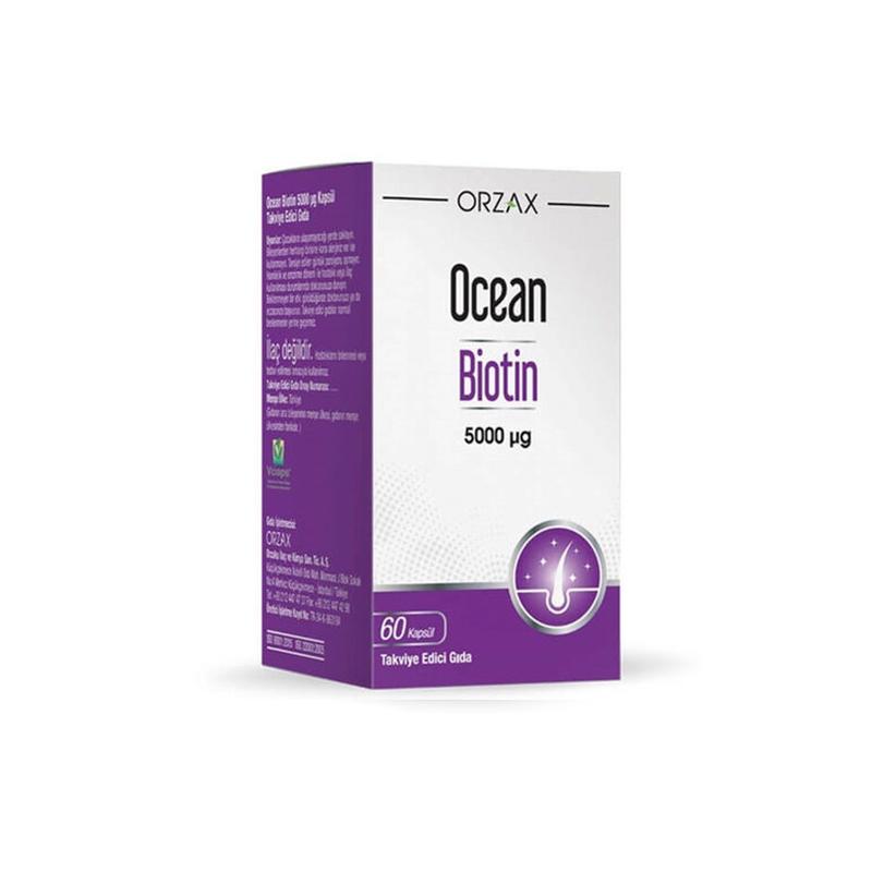 Orzax Biotin 5000 IU N60