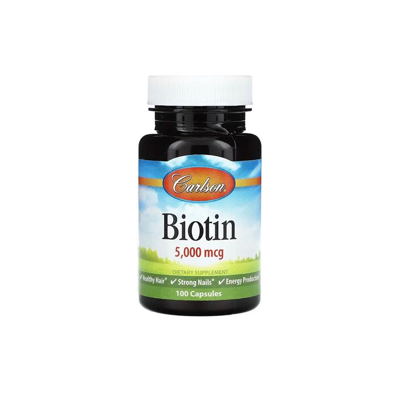 Biotin Carlson 5000mcg N100