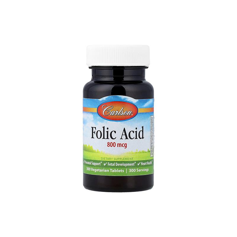 Folic Acid Carlson 800mcg N300