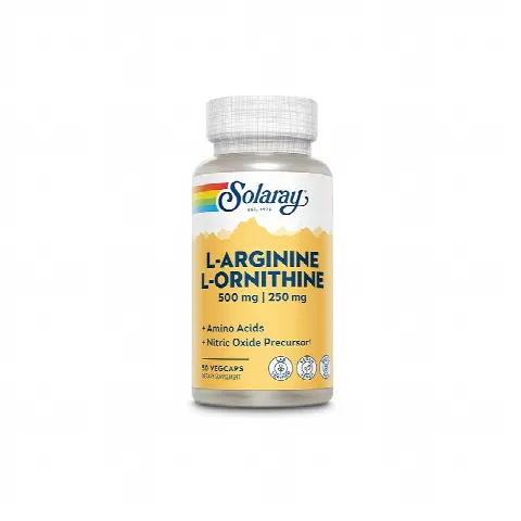 L-Arginine L-Ornithine Solaray N50