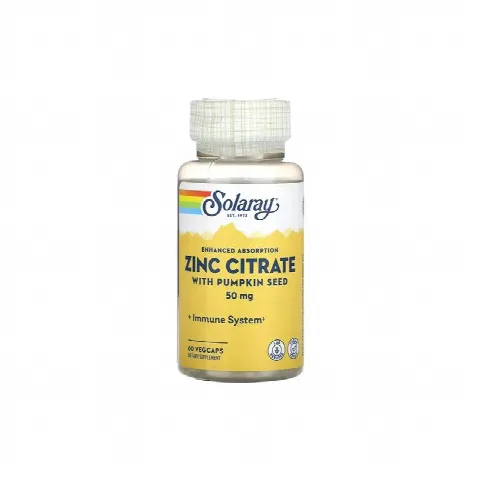 Zinc Citrate Solaray 50mg N60