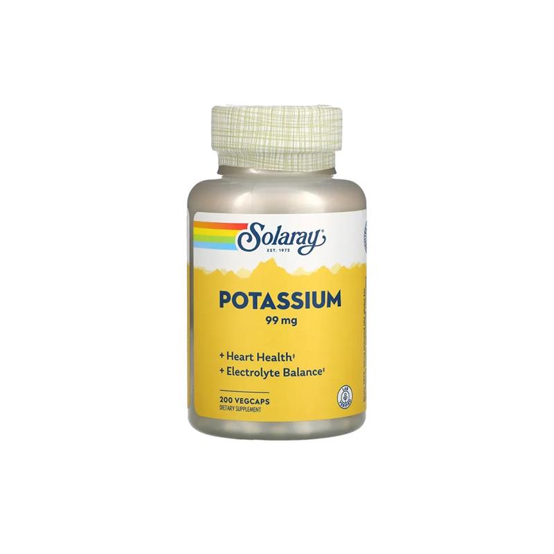 Potassium Solaray 99mg N200