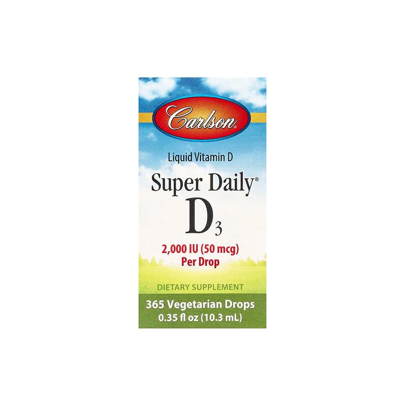 Super Daily D3 Carlson 2000IU 10.3ml