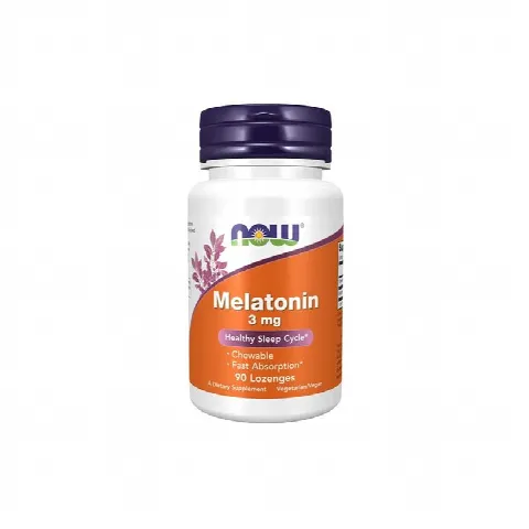 Melatonin 3 mg Now Lozenges N90